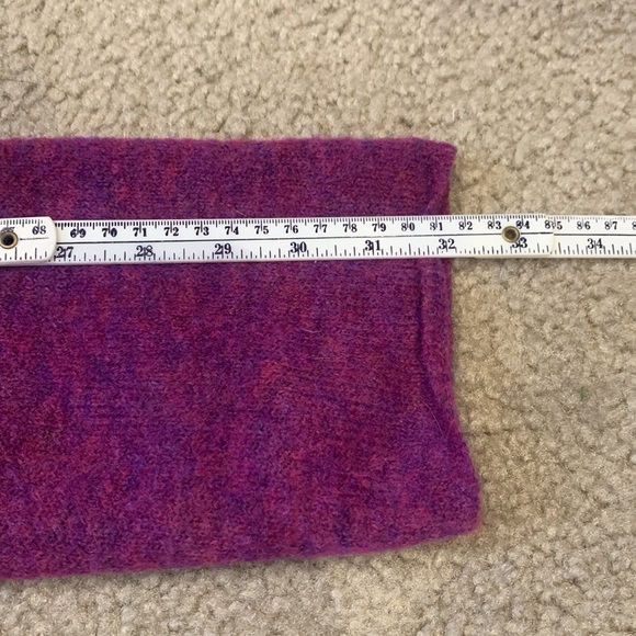 Eileen Fisher Wool-mohair open front long cardigan knit sweater oversized Medium - Picture 7 of 13